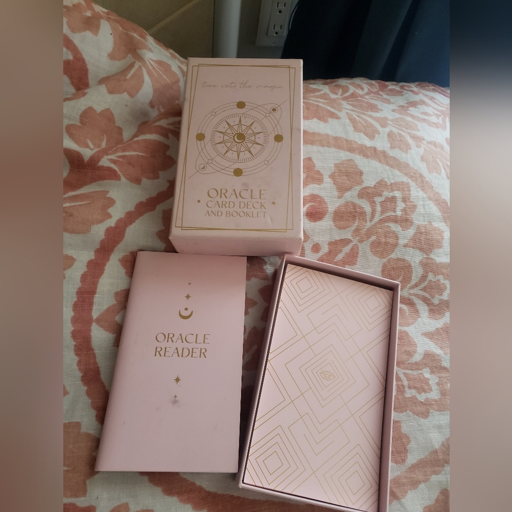 Pink Oracle Card Deck and Booklet